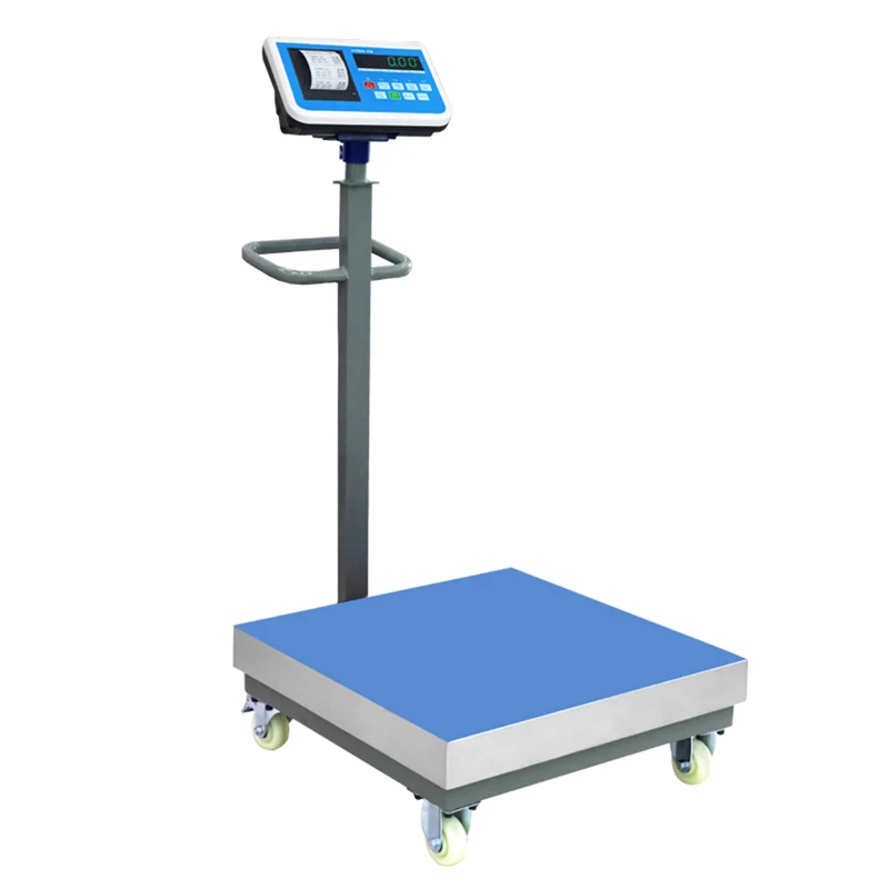 Bilancia a piattaforma mobile con carrello